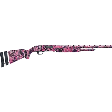 Picture of Mossberg 500 Super Bantam Youth 20 Gauge Pump 3" 5+1 Overall Muddy Girl Wild 22" Vent Rib Barrel, Steel Receiver & Adj LOP Synthetic Stock, Right Hand 54161
