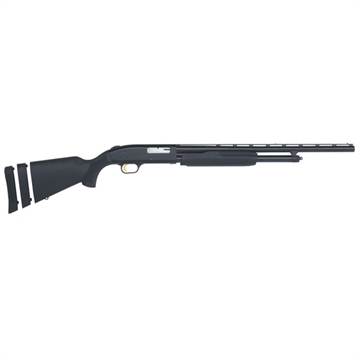 Picture of Mossberg 500, Super Bantam Compact, Pump Action, 20 Gauge, 3" Chamber, 22" Vent Rib Barrel, AccuSet, Blue Finish, Synthetic Stock, Adjustable Bead Sight, 5Rd 54210