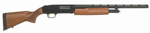 Picture of Mossberg 505 Bantam Youth 20 Gauge Pump 3" 4+1 20" Blued Vent Rib Barrel, Blued Steel Receiver, Fixed Hardwood Stock, Right Hand, Accu-Set Choke 57110