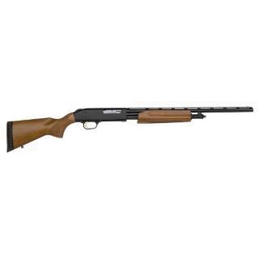 Picture of Mossberg 505 Bantam Youth 410 Gauge Pump 3" 4+1 20" Blued Steel Vent Rib Barrel, Blued Steel Receiver, Fixed Hardwood Stock, Right Hand, Modified Choke 57120