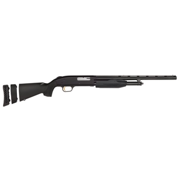 Picture of Mossberg 510 Super Bantam Youth 20 Gauge 3" 3+1 18.50" Vent Rib Barrel, Dual Extractors, EZ-Reach Forend, Blued Metal Finish, Synthetic Stock w/Adjustable LOP Spacer, Includes Accu-Set Chokes 50485
