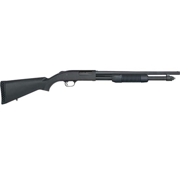 Picture of Mossberg 590 Persuader 20 Gauge 6+1 3" 18.50" Cylinder Bore Barrel, Matte Blued Metal Finish, Drilled & Tapped Receiver, Synthetic Stock 50698
