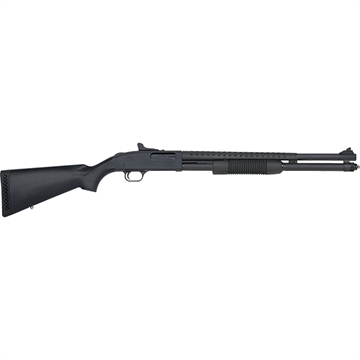 Picture of Mossberg 590 Persuader 12 Gauge 8+1 3" 20" Cylinder Bore Heat-Shield Barrel, Matte Blued Metal Finish, Drilled & Tapped Receiver, Ghost Ring Sight, Synthetic Stock 50693