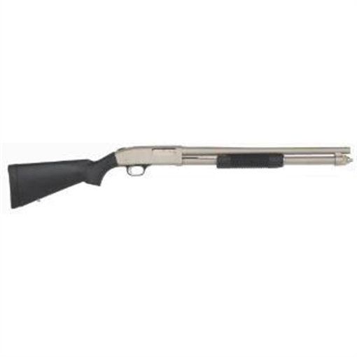 Picture of Mossberg 590 Mariner, Pump Action Shotgun, 12 Gauge, 3" Chamber, 20" Cylinder Barrel, Marinecote Finish, Synthetic Stock, Bead Sight, 8Rd, includes Pistol Grip 50299