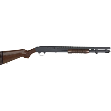 Picture of Mossberg 590 Retrograde Shotgun 12 ga 3" Chamber 6rd Magazine 18.5" Barrel Walnut Stock 52151