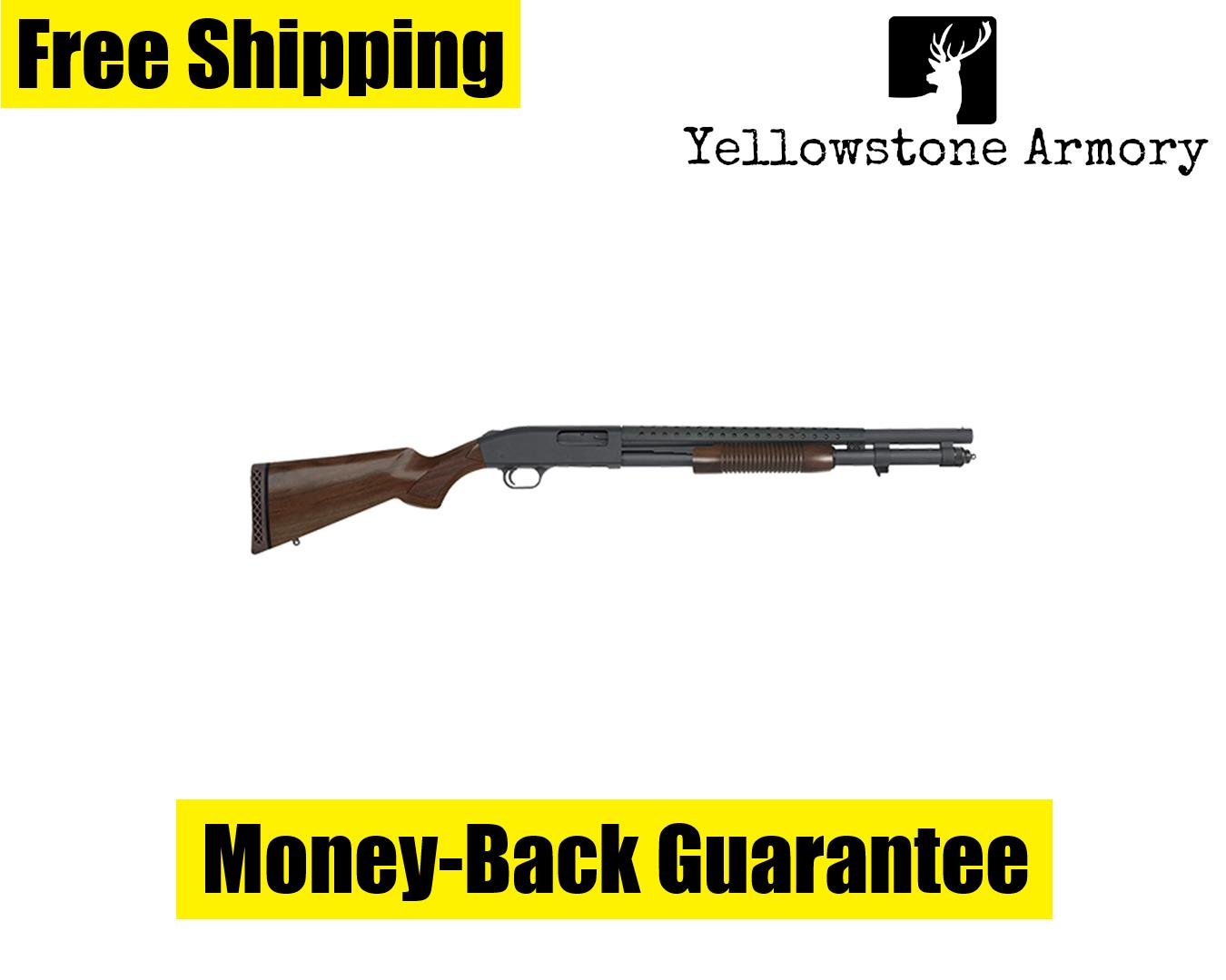 Mossberg 590 Retrograde Shotgun 12 ga. 20.75 in. Walnut 3 RH 52150-img-0