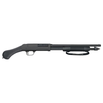 Picture of Mossberg 590 Shockwave 410 Gauge Pump 3" 5+1 14.38" Matte Blued Heavy-Walled Barrel, Drilled & Tapped Blued Stainless Steel Receiver, Black Raptor Birdshead Grip 50649