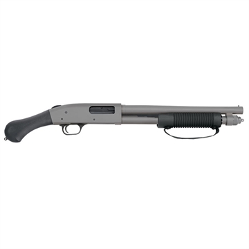 Picture of Mossberg 590 Shockwave JIC, 12 Gauge, 14" Cylinder Barrel, 3" Chamber, Stainless Cerakote Finish, Bead Sight, 26.5" Overall Length, 5RD 50656