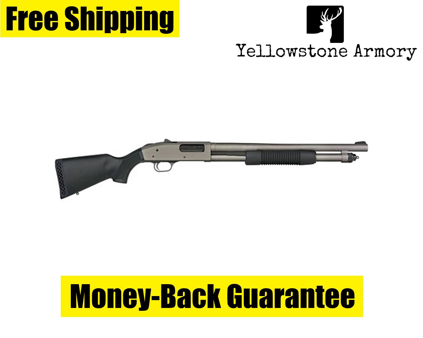 Mossberg 590A1 Shotgun 12 ga. 18.5 in. Tungsten Cerakote 3 in. 50790-img-0