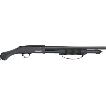 Picture of Mossberg 590S, Shockwave, Pump Action, 12 Gauge, 3" Chamber, 18.5" Barrel, Matte Blued Finish, Shockwave Grip, Bead Sight, 9 Rounds, California Compliant, Cycles 1.75", 2.75", or 3" Shells 51600
