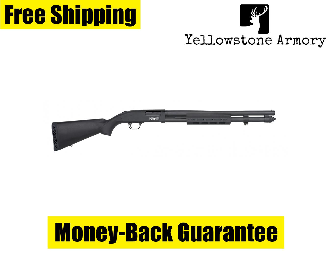 Mossberg 590S TACT 12/20 13+1 BL/SY OR 13-SHOT | OPTICS READY 51604-img-0