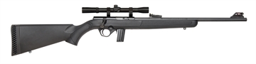 Picture of Mossberg 802 Plinkster w/Optic Full Size 22 LR 10+1 18" Blued Steel Barrel, Blued 3/8" Dovetail Steel Receiver, Black Fixed Synthetic Stock, 4x Scope, Right Hand 38232