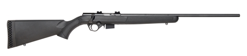 Picture of Mossberg 817 Full Size 17 HMR 5+1 21" Blued Steel Barrel, Blued Drilled & Tapped Steel Receiver, Black Fixed Synthetic Stock, Right Hand 38191