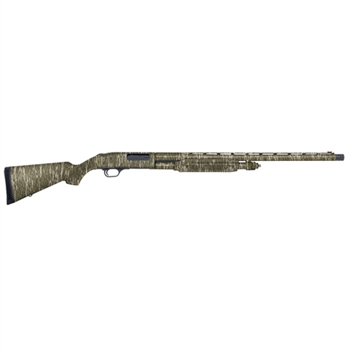 Picture of Mossberg 835, Pump Action Shotgun, 12 Gauge, 3.5" Chamber, 26" Barrel, Vent Rib, Mossy Oak New Bottomland Finish, Synthetic Stock, Accu-set & X-Factor Ported XX-Full Turkey Tube, Fiber Optic Bead Sight, 5 Rounds 63527