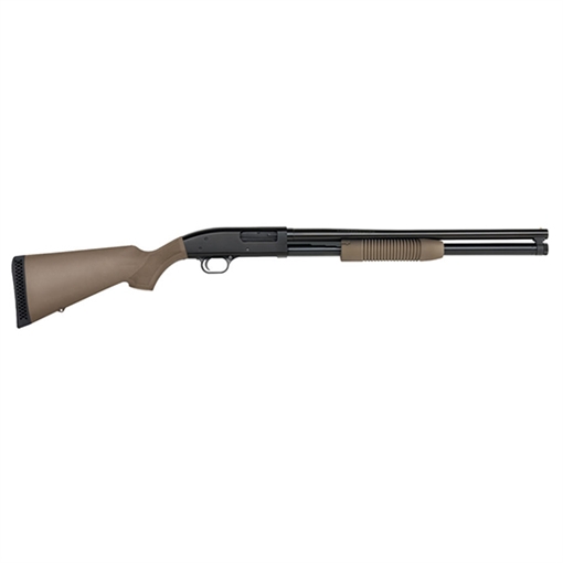 Picture of Mossberg 88 Maverick, Pump Action Shotgun, 12 Gauge, 3" Chamber, 20" Barrel, Cylinder Bore, Blued Finish with Flat Dark Earth Synthetic Stock, Bead Sight, 7Rd 31048