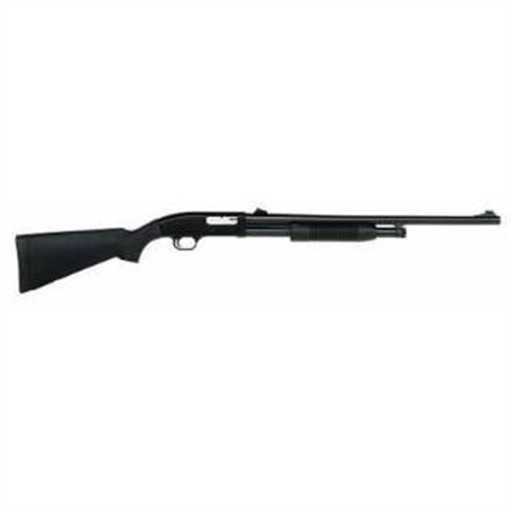Picture of Maverick Arms 88 Slug 12 Gauge with 24" Cylinder Bore Barrel, 3" Chamber, 5+1 Capacity, Blued Metal Finish, Black Synthetic Stock & Rifle Sights Right Hand (Full Size) 31017