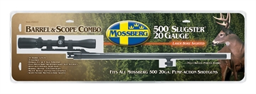 Picture of Mossberg OEM 20 Gauge 24" Slug Barrel w/Cantilever Mount, Fully-Rifled Bore & Blued Finish, For Use w/Mossberg 500 & Maverick 88 6-Shot Models, Includes 3-9x40mm Scope 92010