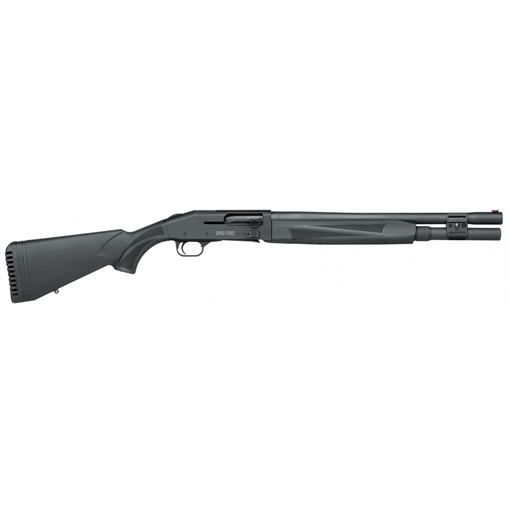 Picture of Mossberg 940 Pro Tactical 12 Gauge Semi-Auto 3" 7+1 18.50" Cylinder Bore, Black, Optic Cut Rec, Synthetic Furniture with QD Sling Mounts, Adj. Shim Stock, Fiber Optic Sight 85152