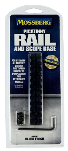 Picture of MOSSBERG SHOTGUN PICATINNY RAIL SCOPE MOUNT BLUED 95207