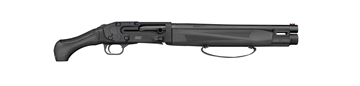 Picture of Mossberg 990 Aftershock, Semi-automatic Pistol Grip Firearm, 12 Gauge, 3" Chamber, 14.75" Barrel, Fiber Optic Front Sight, 27.125" Overall Length, 5 Rounds, Includes Crimson Trace Lasersaddle 83003