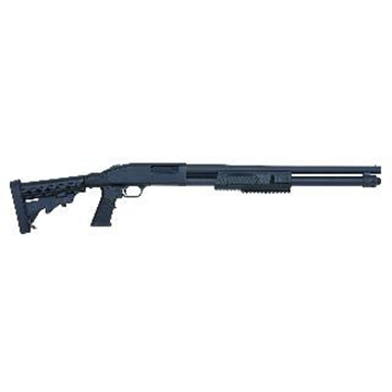 Picture of Mossberg 590 FLEX Tactical 12 Gauge 8+1 3" 20" Barrel, Dual Extractors, Blued Metal Finish, FLEX Locking System 6 Position Adjustable Stock, Forend & Recoil Pad 51672