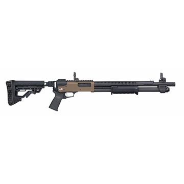 Picture of MOSSBERG M590R 12GA 18.5 BLK/FDE 6+1 50233 015813502337