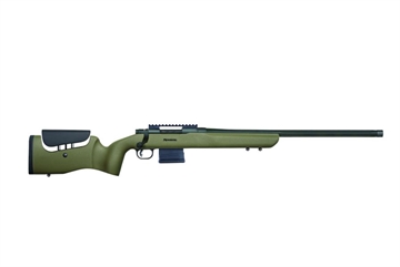 Picture of MOSSBERG MVP MVP LR RIB 6.5 CREEDMOOR 22IN BBL MATTE BLUE OD GREEN BENCH STYLE ADJ COMB 10RD MAG 27784