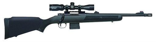 Picture of Mossberg MVP Patrol Vortex Scoped Combo Bolt 223 Remington/5.56 NATO 16.25" FB FS 10+1 AS Synthetic Black Stk Blued 015813279659