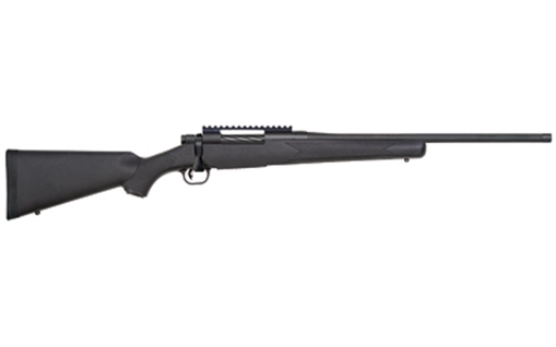 Picture of Mossberg Patriot Carbine 300 Win Mag 5+1 20" Matte Blued Threaded Bull Barrel, Matte Blued Drilled & Tapped Receiver, Fixed Black Synthetic Stock 28234
