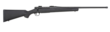 Picture of Mossberg Patriot Full Size 300 Win Mag 3+1 24" Matte Blued Fluted Threaded Barrel, Drilled & Tapped Matte Blued Stainless Steel Receiver, Black Fixed Synthetic Stock, Right Hand 28118