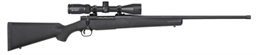 Picture of Mossberg Patriot w/Optic 450 Bushmaster 4+1 20" Matte Blued Threaded Barrel, Matte Blued Drilled & Tapped Receiver, Fixed Black Synthetic Stock, Vortex Crossfire II 3-9x40mm 28246