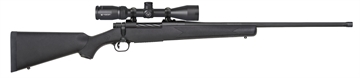 Picture of Mossberg Patriot w/Optic 6.5 PRC 4+1 24" Matte Blued Fluted Threaded Barrel, Matte Blued Drilled & Tapped Receiver, Fixed Black Synthetic Stock, Vortex Crossfire II 3-9x40mm 28244