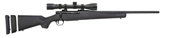 Picture of Mossberg Patriot Super Bantam 6.5 Creedmoor Caliber with 5+1 Capacity, 20" Fluted Barrel, Blued Metal Finish & Black Synthetic Stock Right Hand (Youth) Includes 3-9x40mm Scope 28027