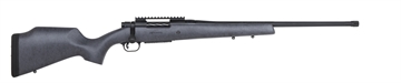 Picture of Mossberg Patriot Long Range Hunter 6.5 Creedmoor Caliber with 5+1 Capacity, 22" Threaded/Fluted Barrel, Matte Blued Metal Finish & Sniper Gray Fixed Monte Carlo Stock Right Hand (Full Size) 28103
