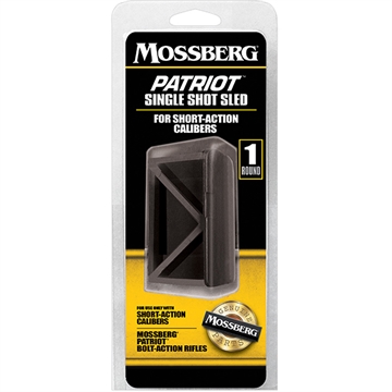 Picture of Mossberg Single Shot Sled Patriot 1rd Short Action Black Polymer 95046