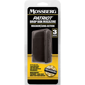 Picture of Mossberg Mossberg, Magazine, Long Action Caliber, 25-06 Rem, 270 Win, 30-06, 3 Rounds, Fits Patriot and 4X4 Rifles, Black 95034