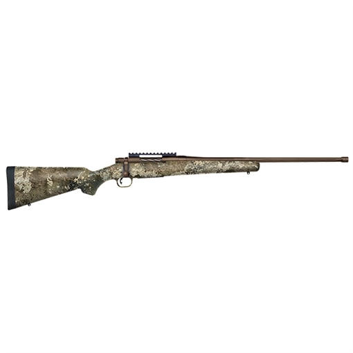 Picture of Mossberg Patriot Predator 6.5 Creedmoor Caliber with 5+1 Capacity, 22" Threaded/Fluted Barrel, Patriot Brown Cerakote Metal Finish & TrueTimber Strata Synthetic Stock Right Hand (Full Size) 28046