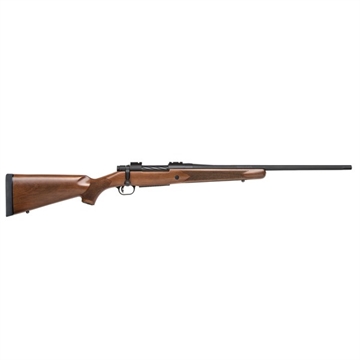 Picture of Mossberg Patriot Full Size 30-06 Springfield 5+1 22" Matte Blued Fluted Barrel, Drilled & Tapped Matte Blued Stainless Steel Receiver, Walnut Fixed Stock, Right Hand 27890