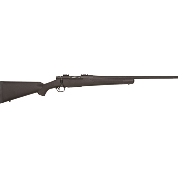 Picture of Mossberg Patriot Full Size 6.5 Creedmoor 5+1 22" Matte Blued Fluted Barrel, Matte Blued Stainless Steel Receiver Drilled & Tapped, Black Fixed Synthetic Stock, Right Hand 27909