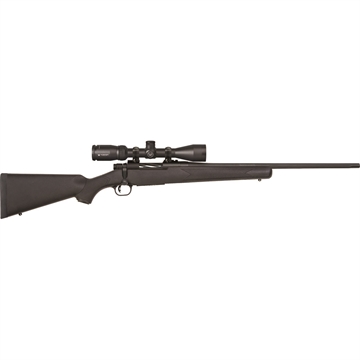 Picture of Mossberg Patriot 6.5 Creedmoor Caliber with 5+1 Capacity, 22" Fluted Barrel, Matte Blued Metal Finish & Black Synthetic Stock Right Hand (Full Size) Includes Vortex Crossfire II 3-9x40mm Scope 28001