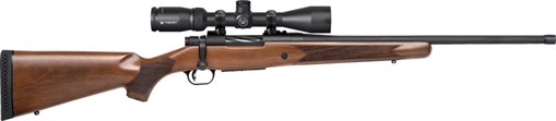 Picture of Mossberg Patriot w/Optic Full Size 450 Bushmaster 4+1 20" Matte Blued Threaded Barrel, Matte Blued Drilled & Tapped Receiver, Walnut Fixed Stock, Vortex Crossfire II 3-9x40mm Scope, Right Hand 28238