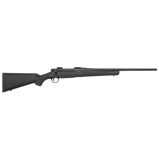 Picture of Mossberg Patriot Full Size 270 Win 5+1 22" Matte Blued Fluted Barrel, Drilled & Tapped Matte Blued Stainless Steel Receiver, Fixed Synthetic Stock, Right Hand 27884