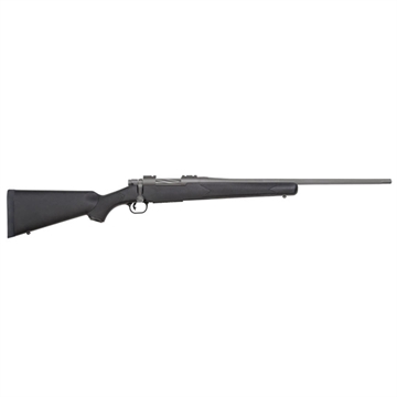 Picture of Mossberg Patriot Full Size 308 Win 5+1 22" Stainless Cerakote Fluted Barrel, Stainless Cerakote Receiver Drilled & Tapped, Black Fixed Synthetic Stock, Right Hand 28007