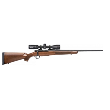 Picture of Mossberg Patriot 308 Win Caliber with 5+1 Capacity, 22" Fluted Barrel, Matte Blued Metal Finish & Walnut Stock Right Hand (Full Size) Includes Vortex Crossfire II 3-9x40mm Scope 27940