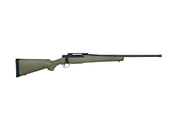 Picture of Mossberg Patriot Predator Full Size 22-250 Rem 5+1 22" Matte Blued Fluted Threaded Barrel, Matte Blued Stainless Steel Receiver w/Picatinny Rail, Flat Dark Earth Fixed Synthetic Stock 28253