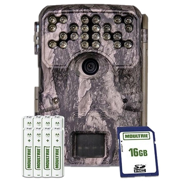 Picture of Moultrie A-900i Trail Camera Bundle with 16GB SD Card 8AA Batteries Strap 30MP MCG-14002