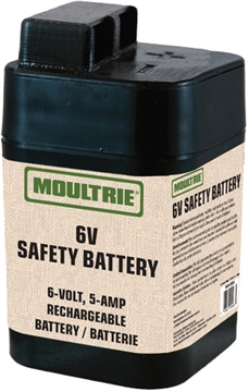 Picture of Moultrie 6V Rechargeable Safety Battery Black Compatible w/Moultrie Feeders MFHP12406