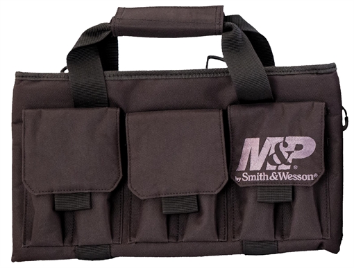 Picture of M&P Accessories Pro Tac Handgun Case Black Nylon Holds Handgun 110028