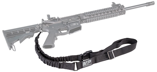 Picture of M&P Accessories Single Point Sling Kit Black Nylon w/ Adjustable Bungee Design for AR Platform 110030