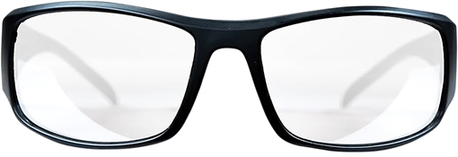 Picture of M&P Accessories Thunderbolt Shooting Glasses Full Size Clear Mirror Lens Black Frame 110168